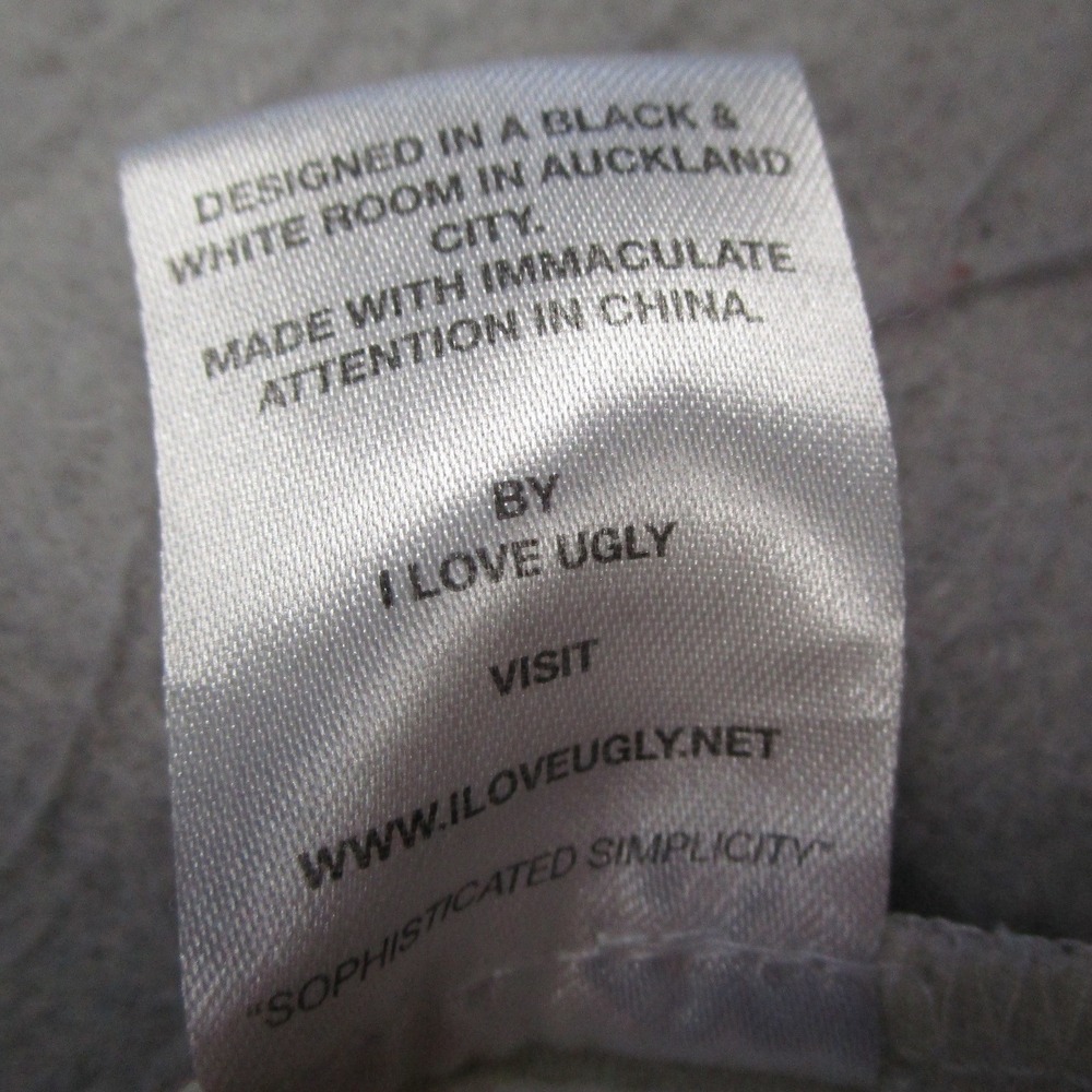 I Love Ugly Mens Future League 172 Wool Blend Short Sleeve Shirt Cream Small - Picture 6 of 10